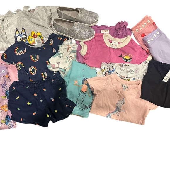 Mystery Lot of 4T/5T Girl Toddler Kid SPRING/SUMMER Clothes up to 20 Items/5lbs - Picture 4 of 7